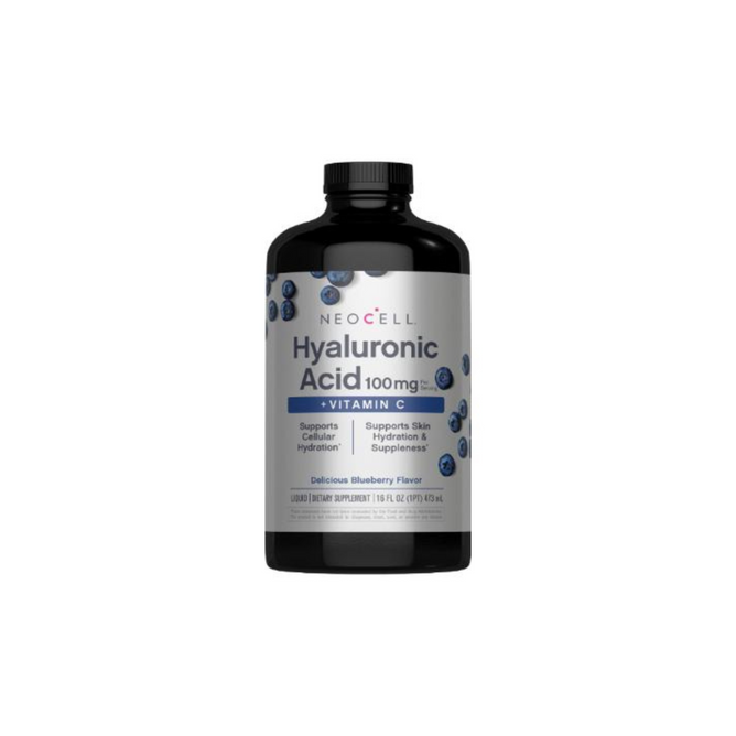 NeoCell Hyaluronic Acid, 100 mg dietary supplement supports skin hydration and suppleness as an internal moisturizer.