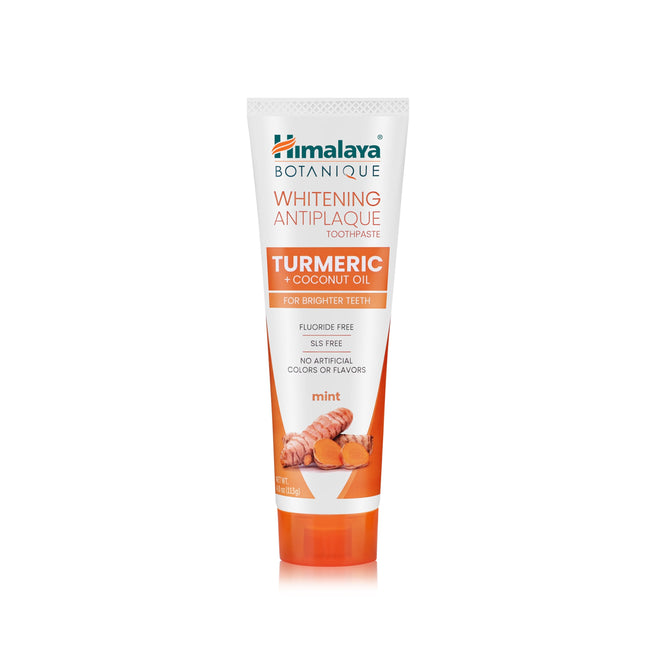Whitening Antiplaque Turmeric + Coconut Oil Toothpaste